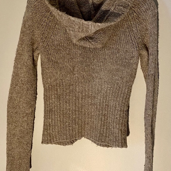 Free People Big Button Hoodie Knit Cardigan - Picture 2 of 5